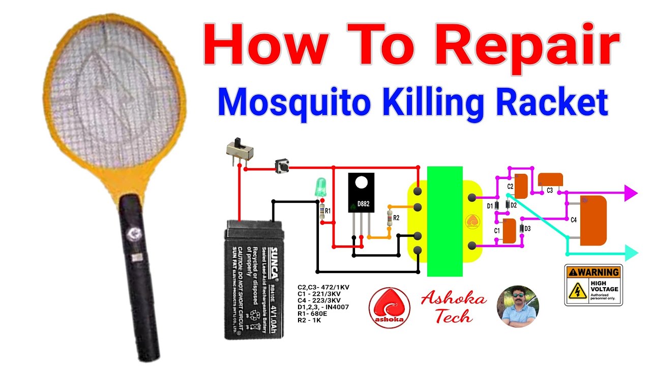 How To Repair Mosquito Killing Racket